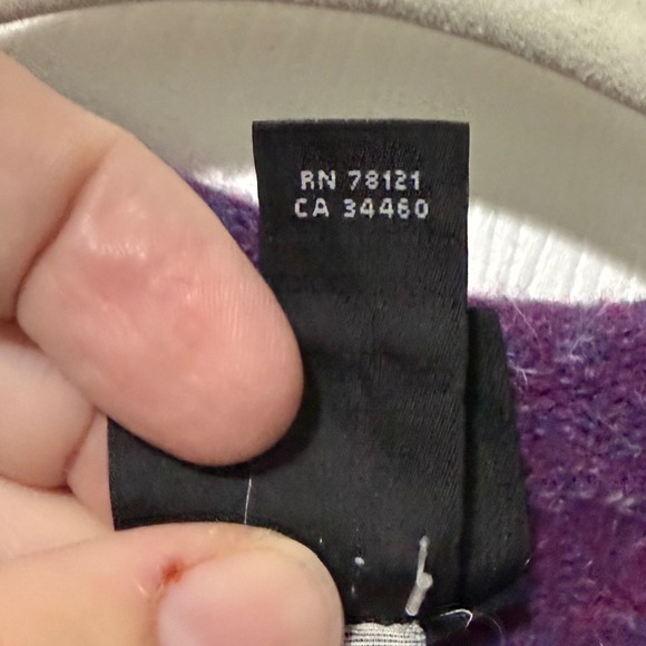 EILEEN FISHER Purple Wool Cashmere Blend Cardigan Sweater Jacket 2X - Picture 7 of 9